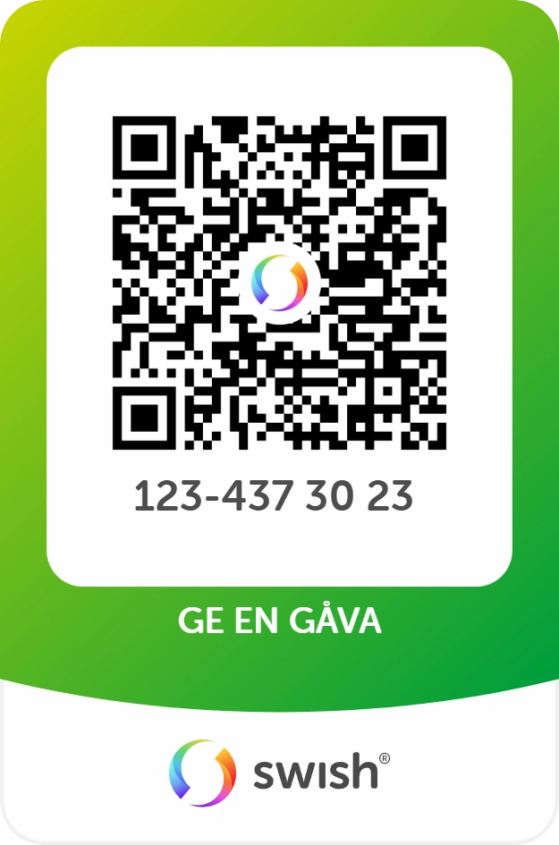 Swish QR-kod för donation