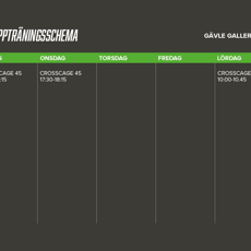 Nyoppning Preliminart Schema Gallerian Nian