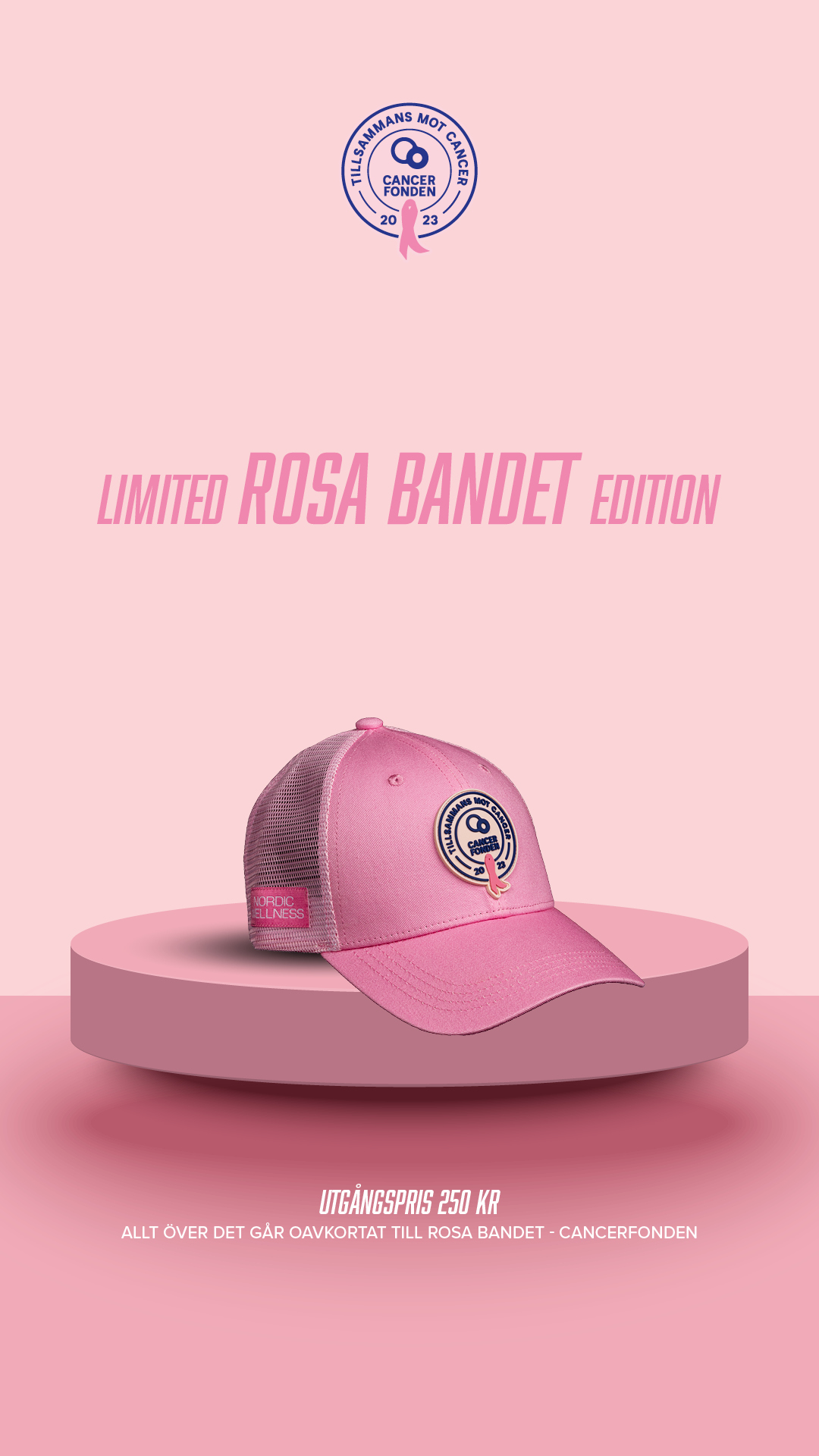 Rosa Bandet Keps 1080X1920