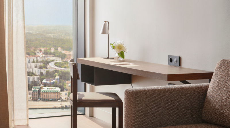 Sky Level Deluxe Desk Clarion Hotel Karlatornet