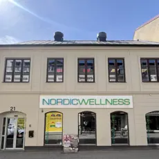 Fasad Lilla Fiskaregatan I Lund Beskuren